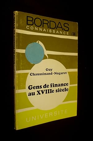 Bild des Verkufers fr Gens de finance zum Verkauf von Abraxas-libris