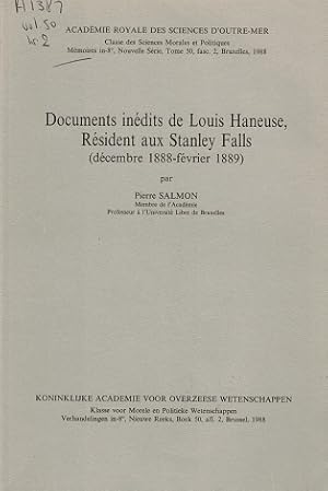 Bild des Verkufers fr Documents indits de Louis Haneuse, rsident aux Stanley Falls (dcembre 1888-fvrier 1889) zum Verkauf von Antiquariaat van Starkenburg