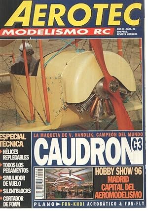 Seller image for Revista Aerotec modelismo RC numero 023: Caudron G3 for sale by El Boletin