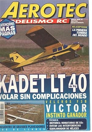 Seller image for Revista Aerotec modelismo RC numero 024: Kadet LT 40 for sale by El Boletin