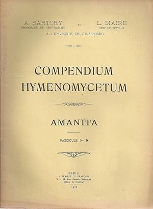 Bild des Verkufers fr Compendium Hymenomycetum. Amanita. (Fasc. 9). zum Verkauf von C. Arden (Bookseller) ABA