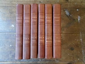 Image du vendeur pour The Works of Robert Burns with an Account of his Life [4 volumes]; Reliques of Robert Burns. Consisting Chiefly of Original Letters, Poems and Observations on Scottish Songs; Life of Robert Burns [6 matching volumesin total] mis en vente par Keoghs Books
