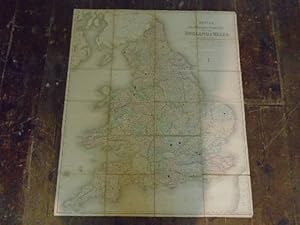 Betts's New Itinerant and Commercial Map of England and Wales on which the various lines of Railr...