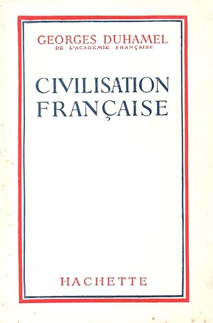 Image du vendeur pour Civilisation Francaise mis en vente par JP Livres