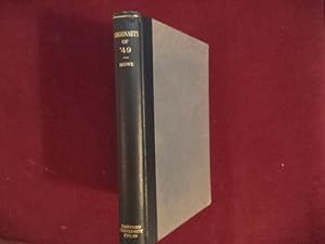 Image du vendeur pour Argonauts of '49; History and Adventures of the Emigrant Companies from Massachusetts 1849-1850. mis en vente par BookMine