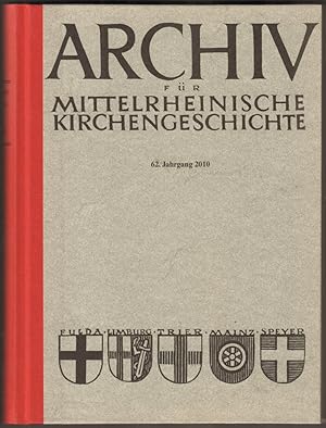 Seller image for Archiv fr mittelrheinische Kirchengeschichte. 62. Jahrgang. for sale by Antiquariat Neue Kritik