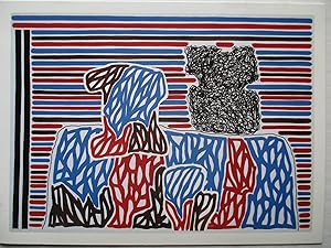 Seller image for Jonathan Lasker Sperone Westwater 1996 Exhibition invite postcard for sale by ANARTIST