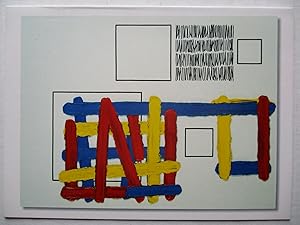 Image du vendeur pour Jonathan Lasker Sperone Westwater 1999 Exhibition invite postcard mis en vente par ANARTIST