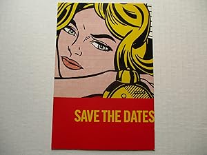 Seller image for Roy Lichtenstein Classic of the New Kunsthaus Bregenz 2005 Exhibition invite postcard for sale by ANARTIST