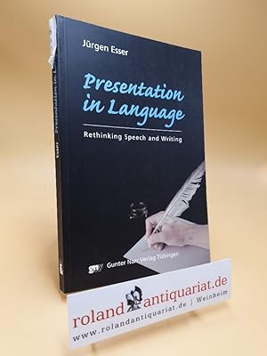 Seller image for Presentation in Language: Rethinking Speech and Writing for sale by Roland Antiquariat UG haftungsbeschrnkt