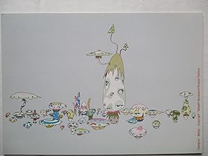 Seller image for Takashi Murakami Kaikai Kiki Galerie Emmanuel Perrotin 2001 Exhibition invite postcard for sale by ANARTIST