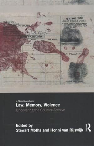 Seller image for Law, Memory, Violence : Uncovering the Counter-Archive for sale by GreatBookPrices