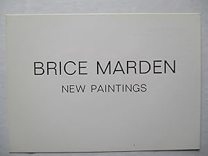 Bild des Verkufers fr Brice Marden: New Paintings Konrad Fischer 1980 Exhibition invite postcard zum Verkauf von ANARTIST