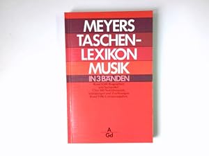 Immagine del venditore per Meyers Taschenlexikon Musik: A - Gd venduto da Antiquariat Buchhandel Daniel Viertel