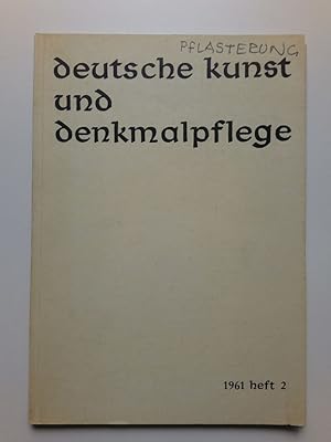 Bild des Verkufers fr Deutsche Kunst und Denkmalpflege; Jahrgang 1961, Heft 2 zum Verkauf von Antiquariat Smock