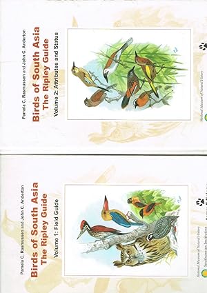 Immagine del venditore per Birds of South Asia. The Ripley Guide. Volume 1: Field Guide. Volume 2: Attributes and Status. venduto da Antiquariat-Plate