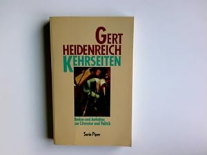 Seller image for Kehrseiten : Reden und Aufstze zur Literatur und Politik. Piper ; Bd. 1517 for sale by Antiquariat Buchhandel Daniel Viertel
