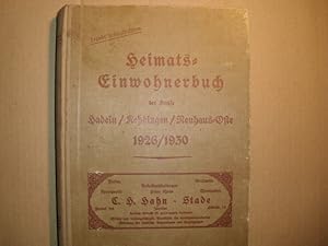 HEIMATS - EINWOHNERBUCH der Kreise HADELN / KEHDINGEN / NEUHAUS-OSTE 1926/1930 --- Innentitel: HE...