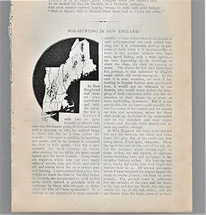 Seller image for Fox Hunting In New England for sale by Legacy Books II