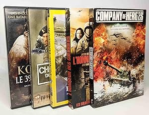 Seller image for 5 DVD de guerre historiques: Kokoda le 39me bataillon + Les chiens verts du dsert + De la ralit  l a fiction Pearl Harbor + L'honneur des guerriers + Company of Heroes (en franais) for sale by crealivres