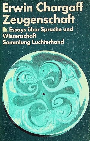 Seller image for Zeugenschaft. Essays ?ber Sprache und Wissenschaft (Deutsch) for sale by Epilonian Books