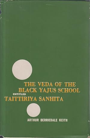 Bild des Verkufers fr Harvard Oriental Series. Volume Eighteen. The Veda of the Black Yajus School entitled Taittiriya Sanhita. Part 1: Kandas I-III. zum Verkauf von Allguer Online Antiquariat