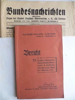 Bericht über den 25. Deutschen Mietertag des Bundes Deutscher Mietervereine e.V. (Sitz Dresden) i...