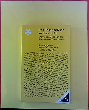 Bild des Verkufers fr Das Taschenbuch im Unterricht. Analysen an Beispielen der Ravensburger Taschenbcher. zum Verkauf von biblion2