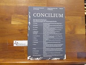 Immagine del venditore per Concilium. Heft 8/9, 19. Jahrgang. August September 1983. Internationale Zeitschrift fr Theologie : Das kumenische Konzil venduto da Antiquariat im Kaiserviertel | Wimbauer Buchversand