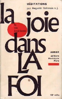 La joie dans la foi - Auguste Valensin