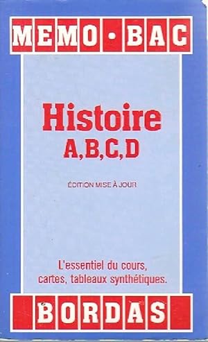 Bild des Verkufers fr Histoire Terminales A,B,C,D - Anne-C?cile Sibout zum Verkauf von Book Hmisphres