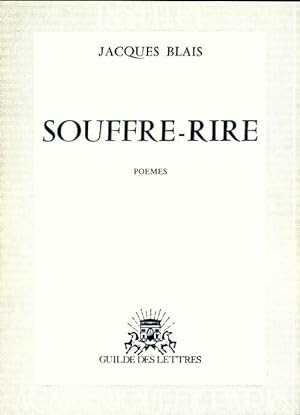 Imagen del vendedor de Souffre-rire - Jacques Blais a la venta por Book Hmisphres