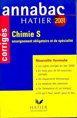 Chimie S corrig?s 2001 - Yves Kaminsky