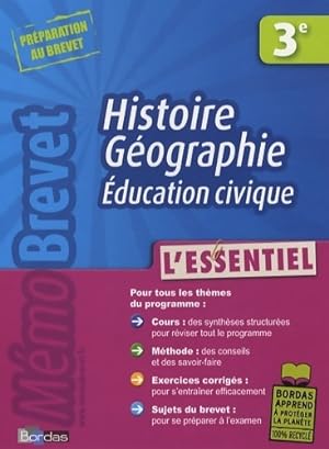 Histoire-g ographie 3e pr paration au brevet - Brigitte Albert
