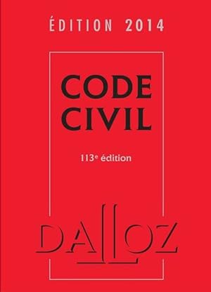 Code civil 2014 - Georges Wiederkehr