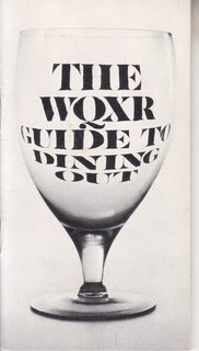 Seller image for The WQXR Guide to Dining Out for sale by Never Too Many Books
