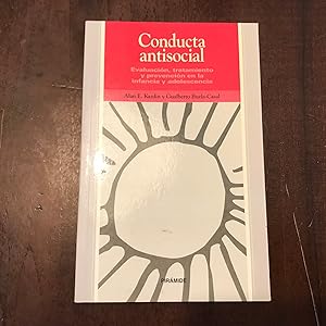 Imagen del vendedor de Conducta antisocial a la venta por Kavka Libros