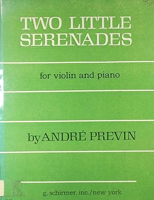 Two Little Serenades, for violin and piano