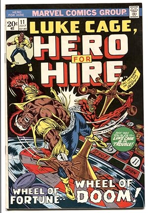 Seller image for Hero For Hire #11 1973-LUKE CAGE-Roulette cover F/VF for sale by DTA Collectibles