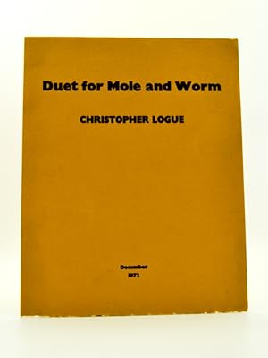 Seller image for Duet for Mole and Worm for sale by Cheltenham Rare Books