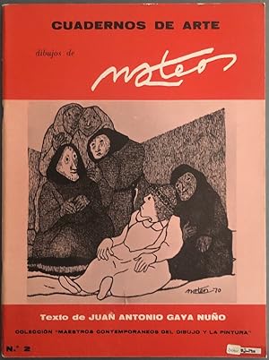 Seller image for Dibujos de Francisco Mateos. Cuadernos de Arte. Coleccin "Maestros contemporneos del dibujo y la pintura". n 2 for sale by Il Tuffatore