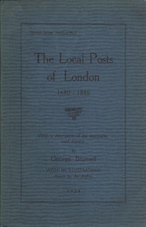 Imagen del vendedor de The Local Posts of London., 1680 - 1840 a la venta por Pennymead Books PBFA