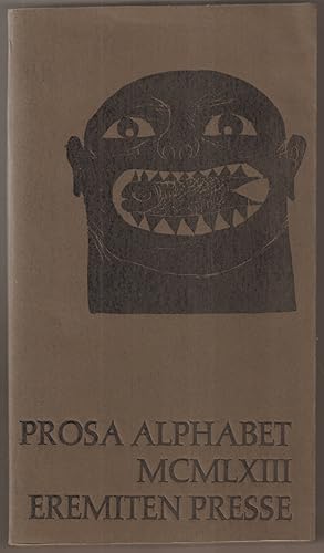 Bild des Verkufers fr Alphabet 1963. Prosa Jahrbuch. Mit 7 Original-Laubsgearbeiten von Gnther Stiller. zum Verkauf von Antiquariat Neue Kritik