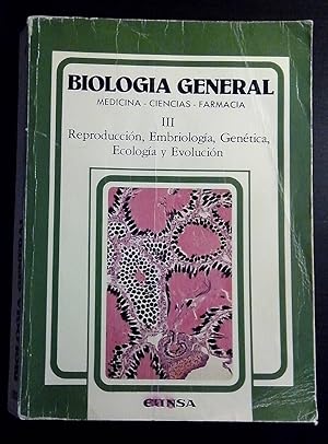 Imagen del vendedor de Biologa general III. Reproduccin, Embriologa, Gentica, Ecologa y Evolucin a la venta por Llibres Bombeta