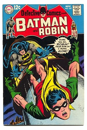 DETECTIVE #381 comic book 1968-DC-STRANGE COVER-BATMAN-VF-
