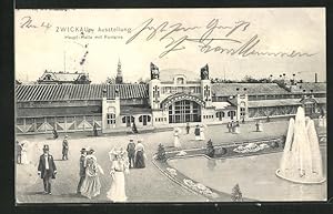 Ansichtskarte Zwickau, Gewerbe- und Industrie-Ausstellung 1906Haupt-Halle