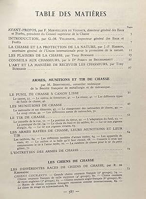 Image du vendeur pour La chasse - avant propos de F. Merveilleux du vignaux - illustrations de Roger Reboussin mis en vente par crealivres