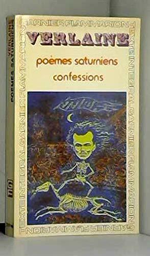 Imagen del vendedor de Poemes saturniens, confessions a la venta por JLG_livres anciens et modernes