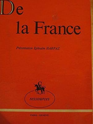 Bild des Verkufers fr De la France (1980) zum Verkauf von JLG_livres anciens et modernes