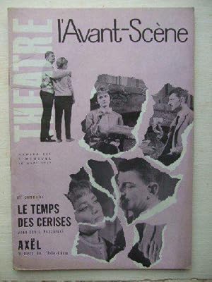 Seller image for Le Temps des Cerises - Axl- Avant Scne Thtre n 261 for sale by JLG_livres anciens et modernes